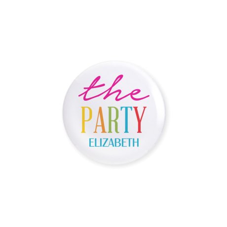 Personalized Bridal Party Wedding Pins - The Fiesta Party