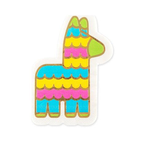Cute Special Occasion Paper Party Napkins - Fiesta Piñata - Set Of 20