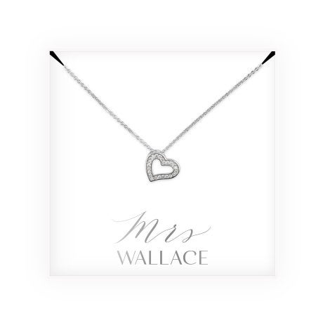 Personalized Bridal Party Pendant Necklace - Mrs