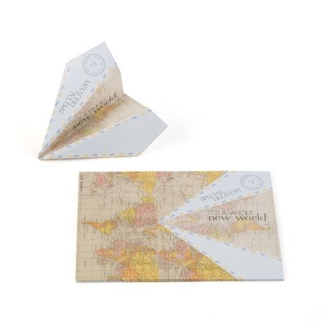 Paper Airplane Wishing Well Stationery Set