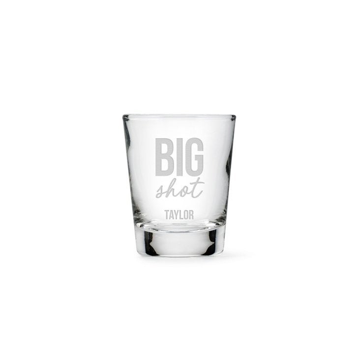Personalized Clear 1 Oz. Shot Glass - Big Shot