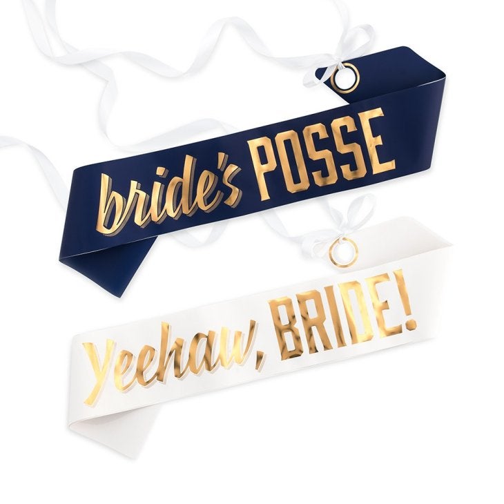 Paper Bachelorette Party Sash - Country Girl