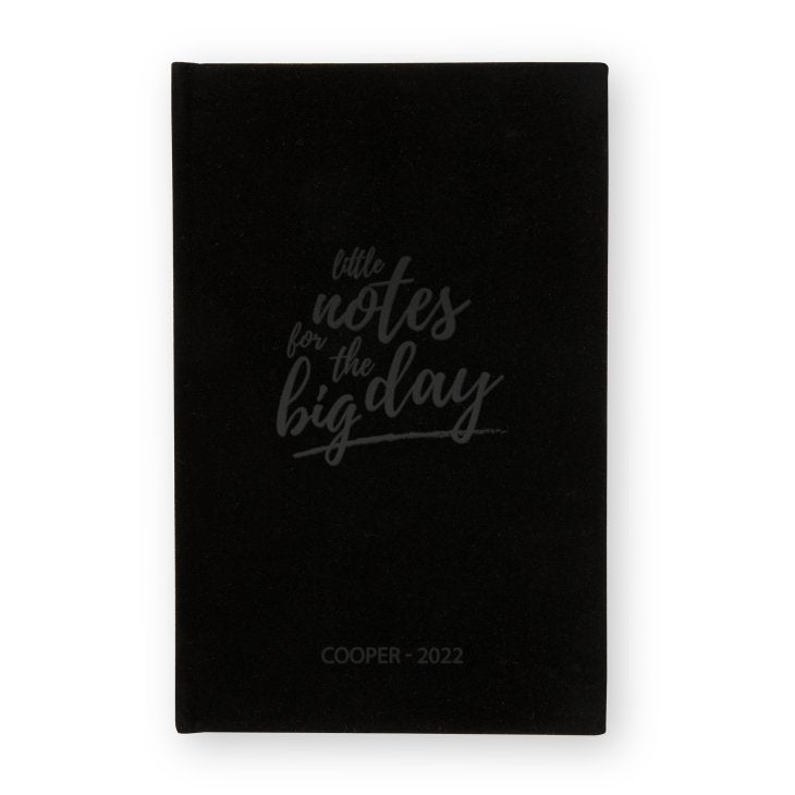 Personalized Velvet Vow Pocket Notebook - Little Notes