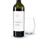 Monogram Simplicity Wine Label - Simple Ampersand