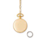 Pocket Wedding Ring Holder With Chain - Gold
