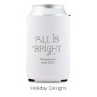 Custom Neoprene Foam Beer Can Drink Holder - Holiday