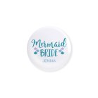 Personalized Bridal Party Wedding Pins - Mermaid Bride