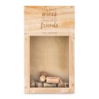 Personalized Wooden Wine Cork Holder Shadow Box - The Best Wines