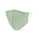 Kid's Reusable, Washable 3 Ply Cloth Face Mask With Filter Pocket - Sage Green