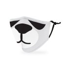 Kid's Reusable, Washable 3 Ply Cloth Face Mask With Filter Pocket - Panda