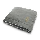 Custom Embroidered Plush 50” x 60” Sherpa Lined Throw Blanket - Slate Gray