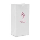 Flamingo Block Bottom Gusset Paper Goodie Bags