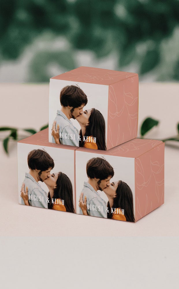 Category Slider - Custom Photo Printed Paper Favor Boxes