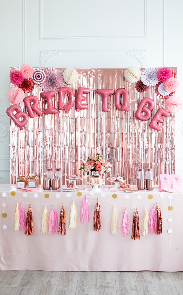Category Slider - Bridal Shower Blushing Bride Theme - Decorations