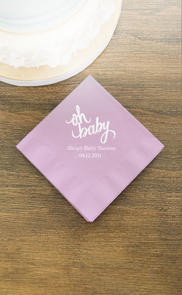 Category Slider - Baby Shower Paper Napkins