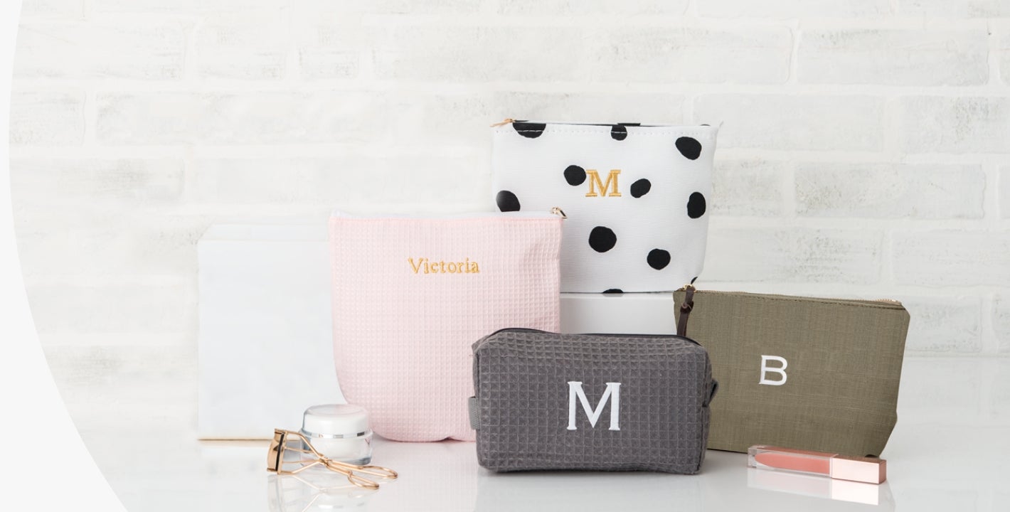 Landing Page - Personalized Makeup Bags And Brushes