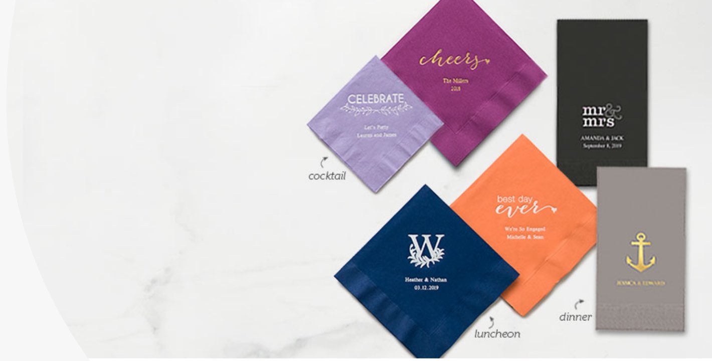 Personalized Paper Napkins