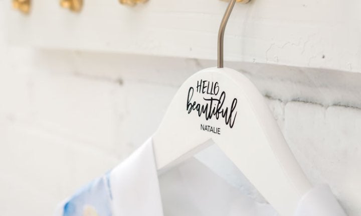 Landing Page - Personalized Wooden Wedding Hangers