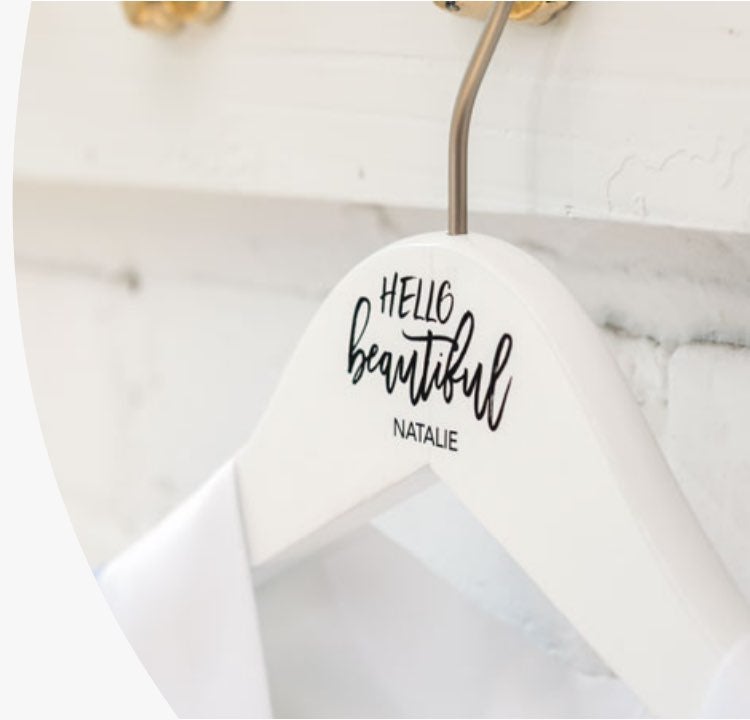 Landing Page - Personalized Wooden Wedding Hangers