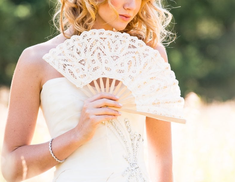 Landing Page - Bridal Shower Hand Fans - Accessories