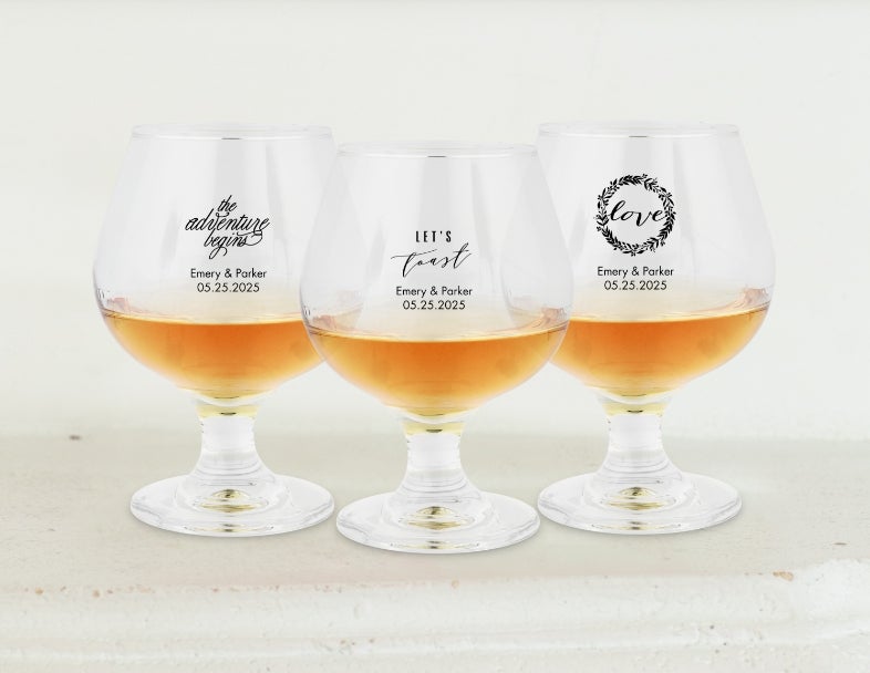 Shop Personalized 9.5 oz Brandy Glass