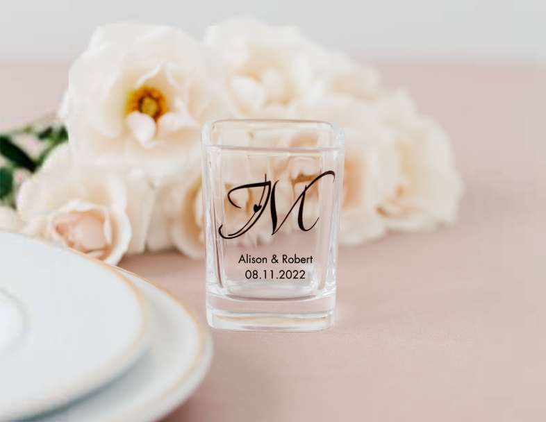 Shop Square Shot Glass Favor